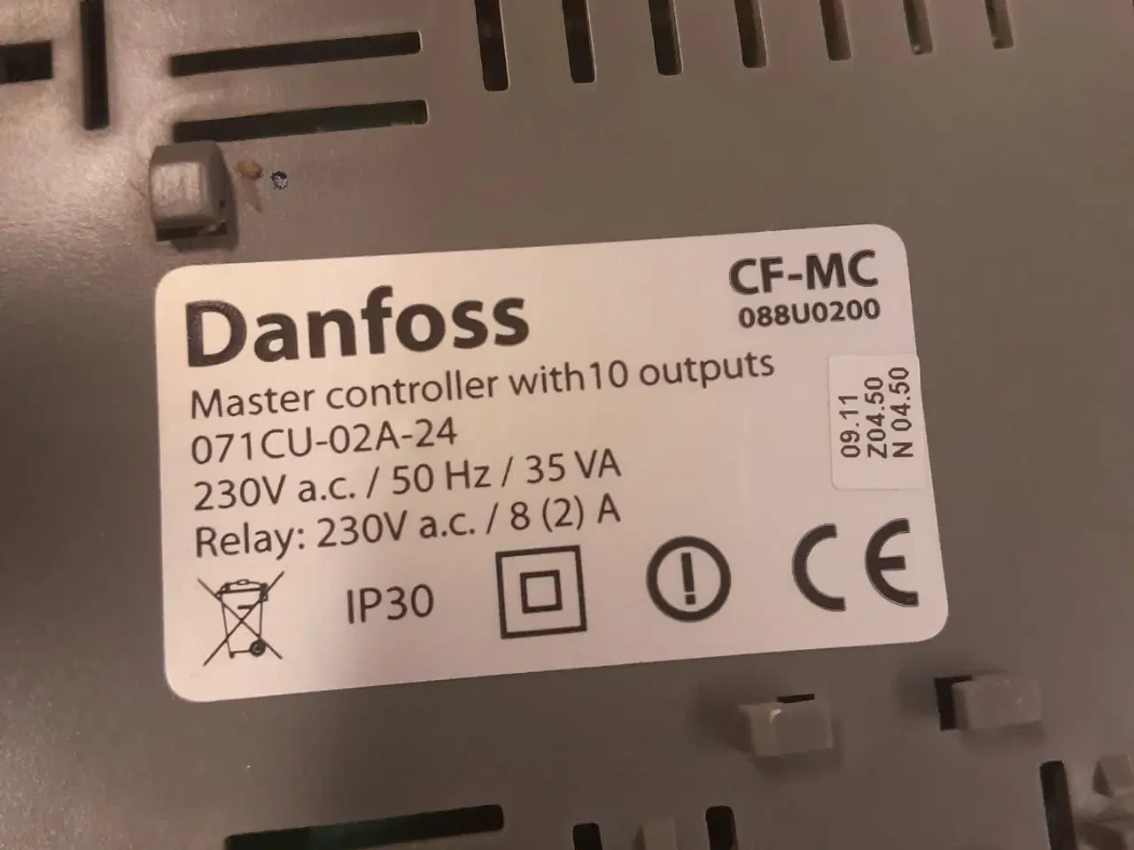 Billede 2 - Gulvvarmestyring Danfoss 10 zoner