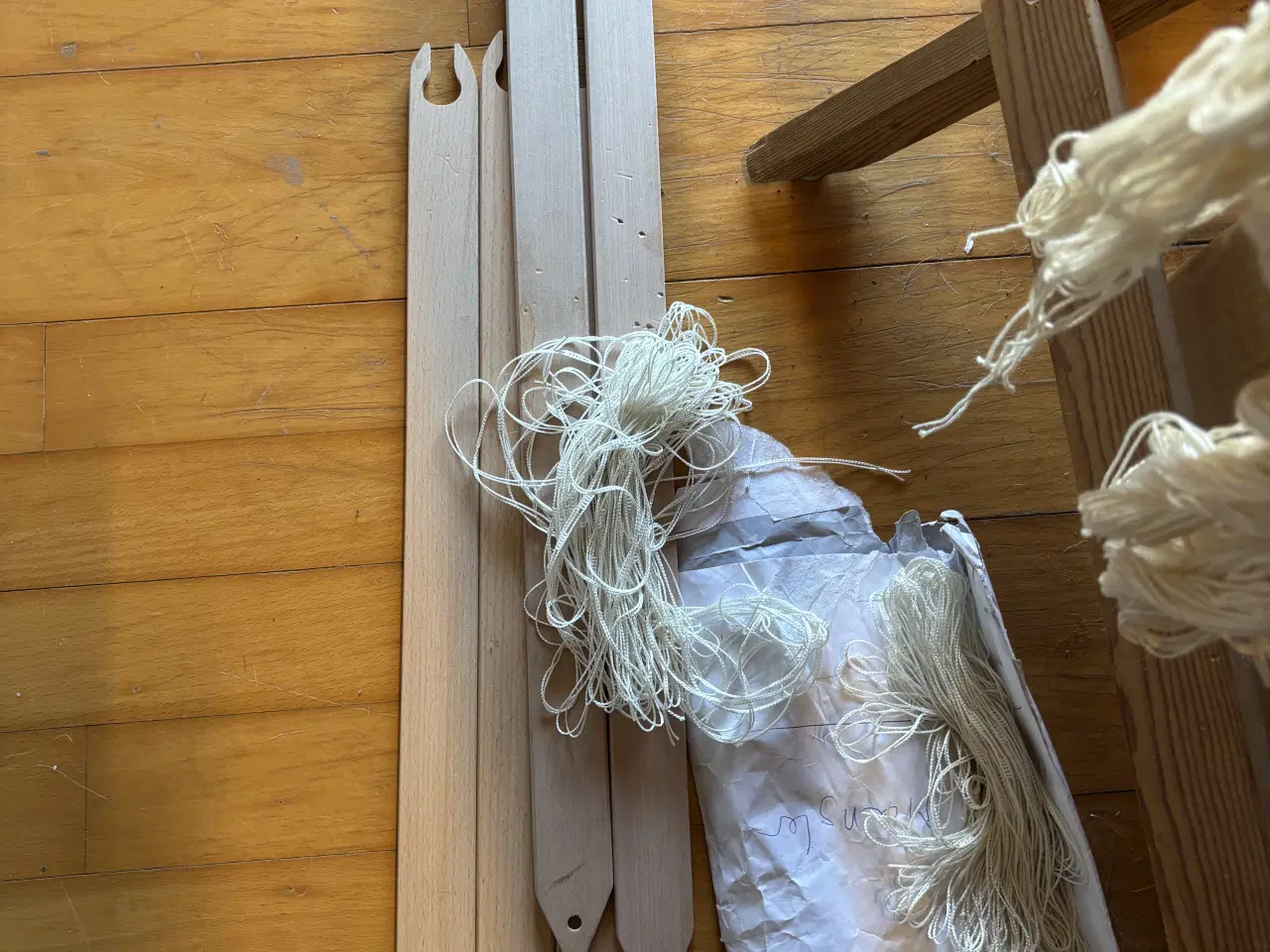 Billede 2 - Gammel stol væv 