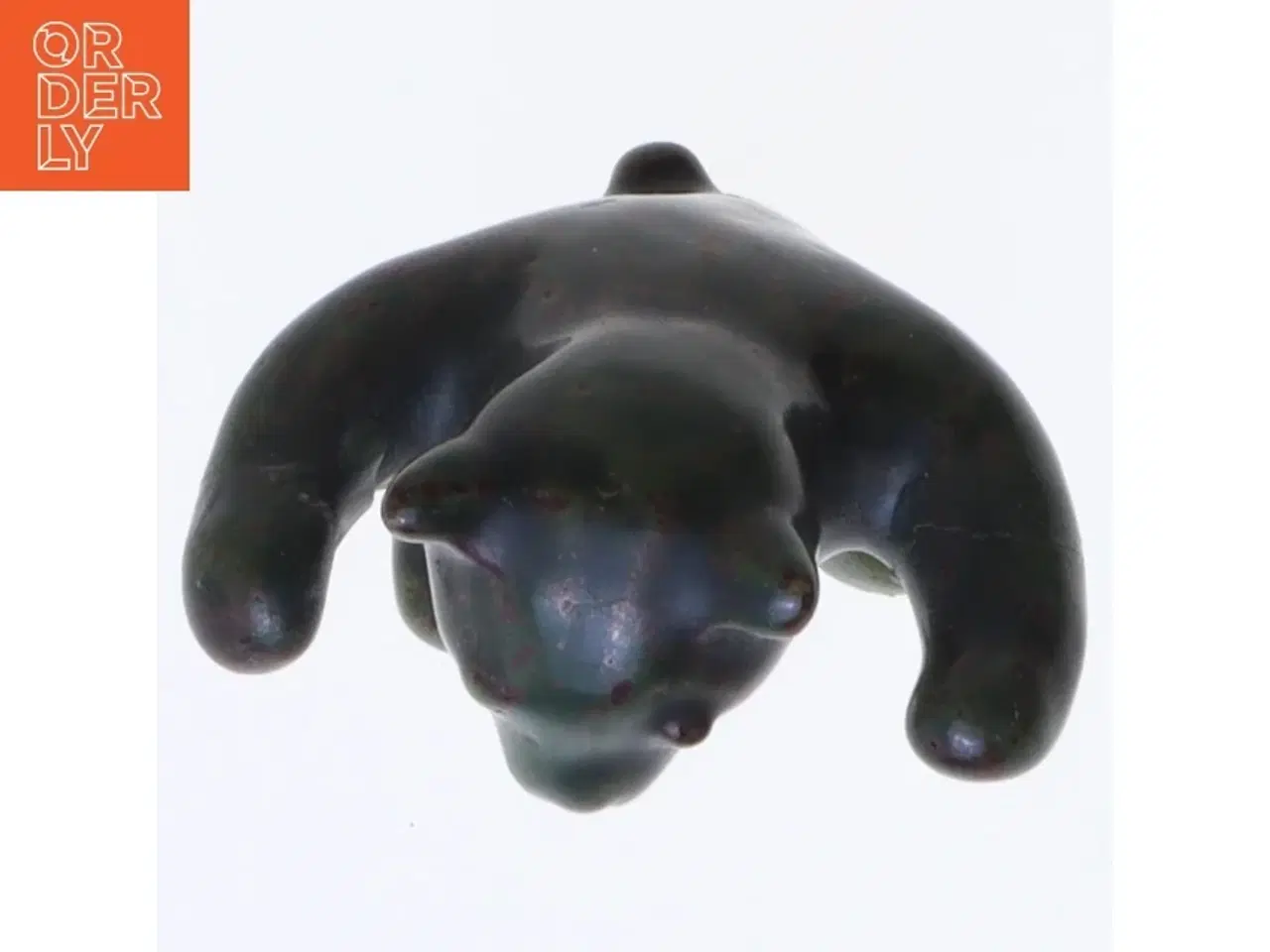 Billede 3 - Keramik bjørneskulptur fra L. Hjorth (str. 7 cm)