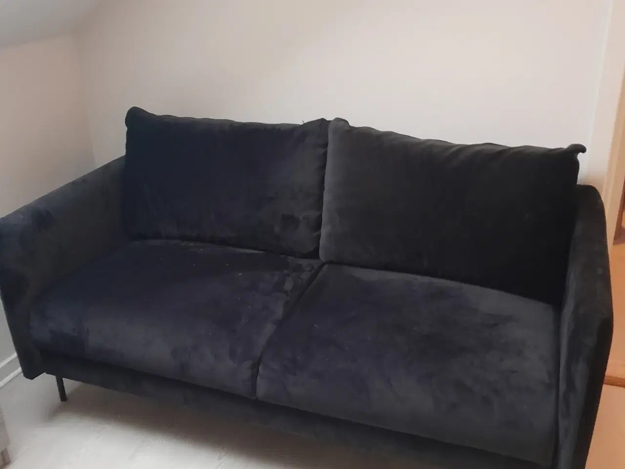 Billede 1 - Velour sofa