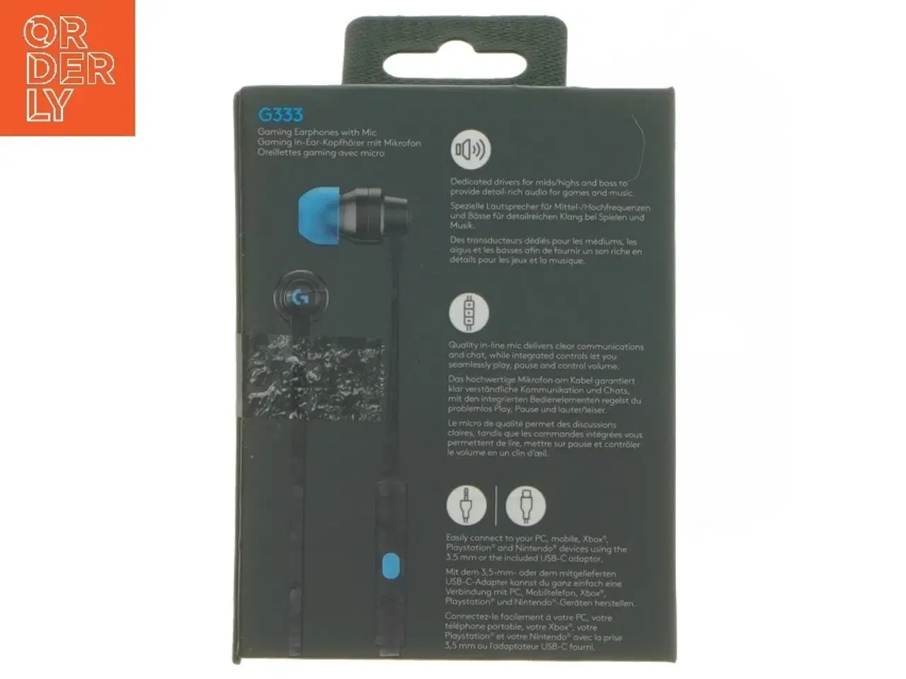 Billede 2 - Logitech G333 Gaming Øretelefoner fra Logitech