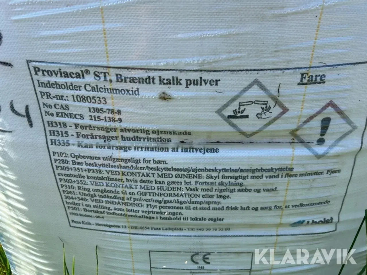 Billede 3 - Brændt kalk 15 styk á 1000kg