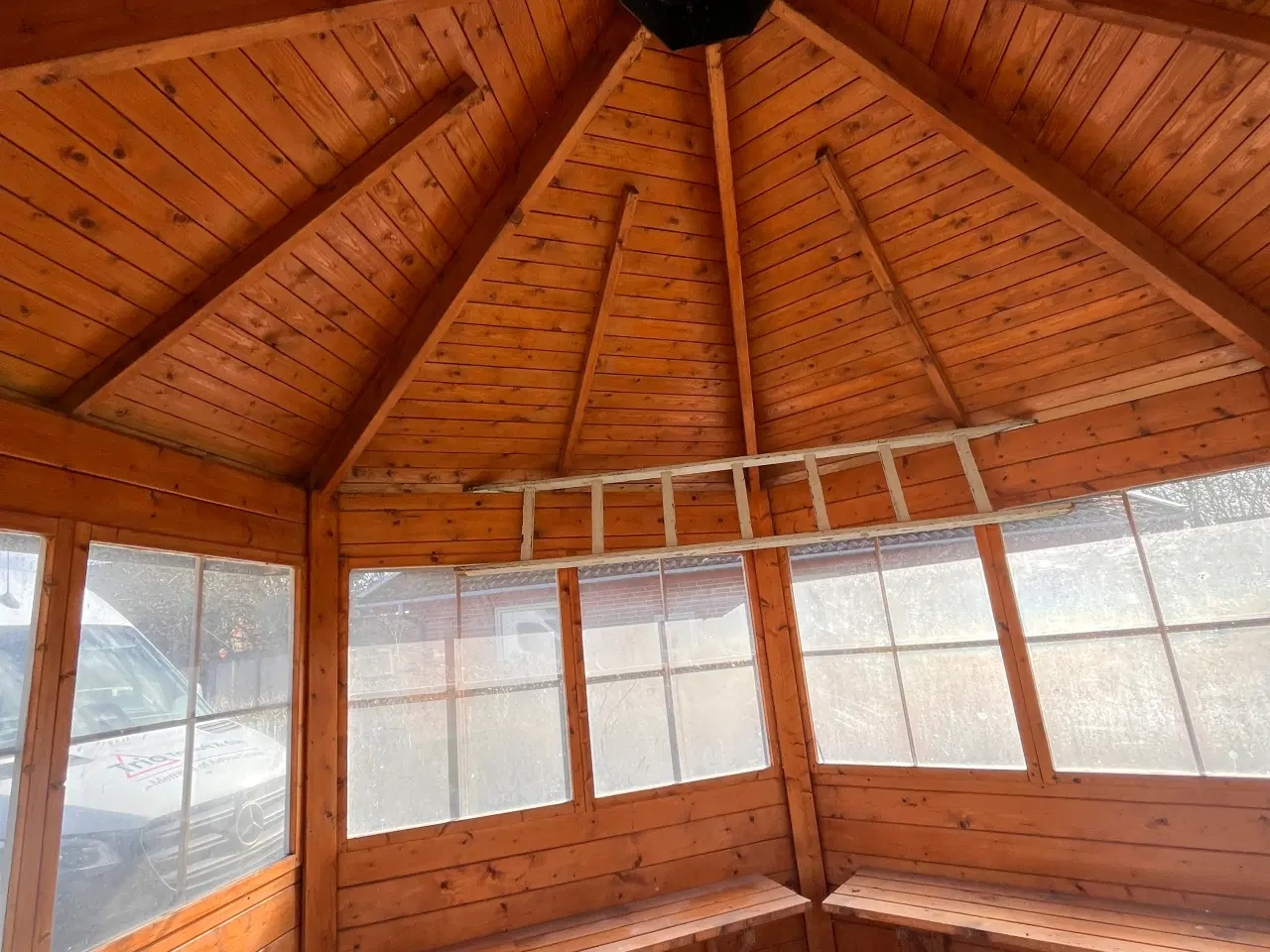 Billede 2 - Stor pavillon/ bålhytte sælges