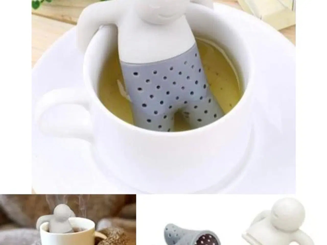 Billede 3 - Te si / te holder - mand i silikone