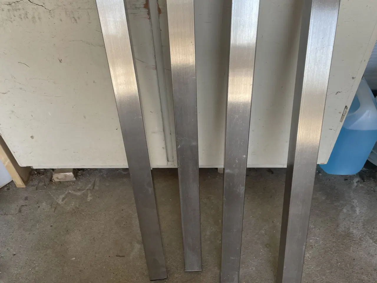 Billede 1 - Bordben i rustfrit stål 