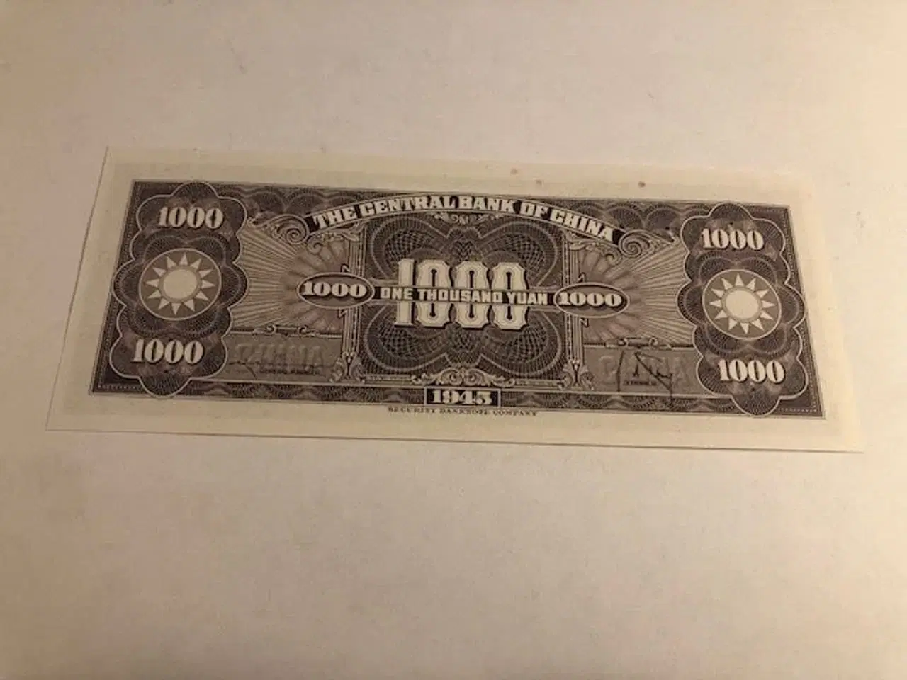 Billede 2 - 1000 Yuan China 1945