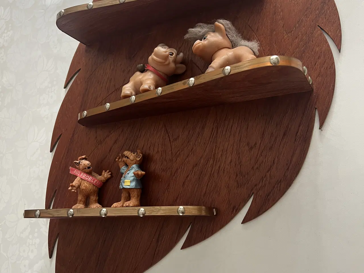 Billede 3 - Flot retro teak blad 