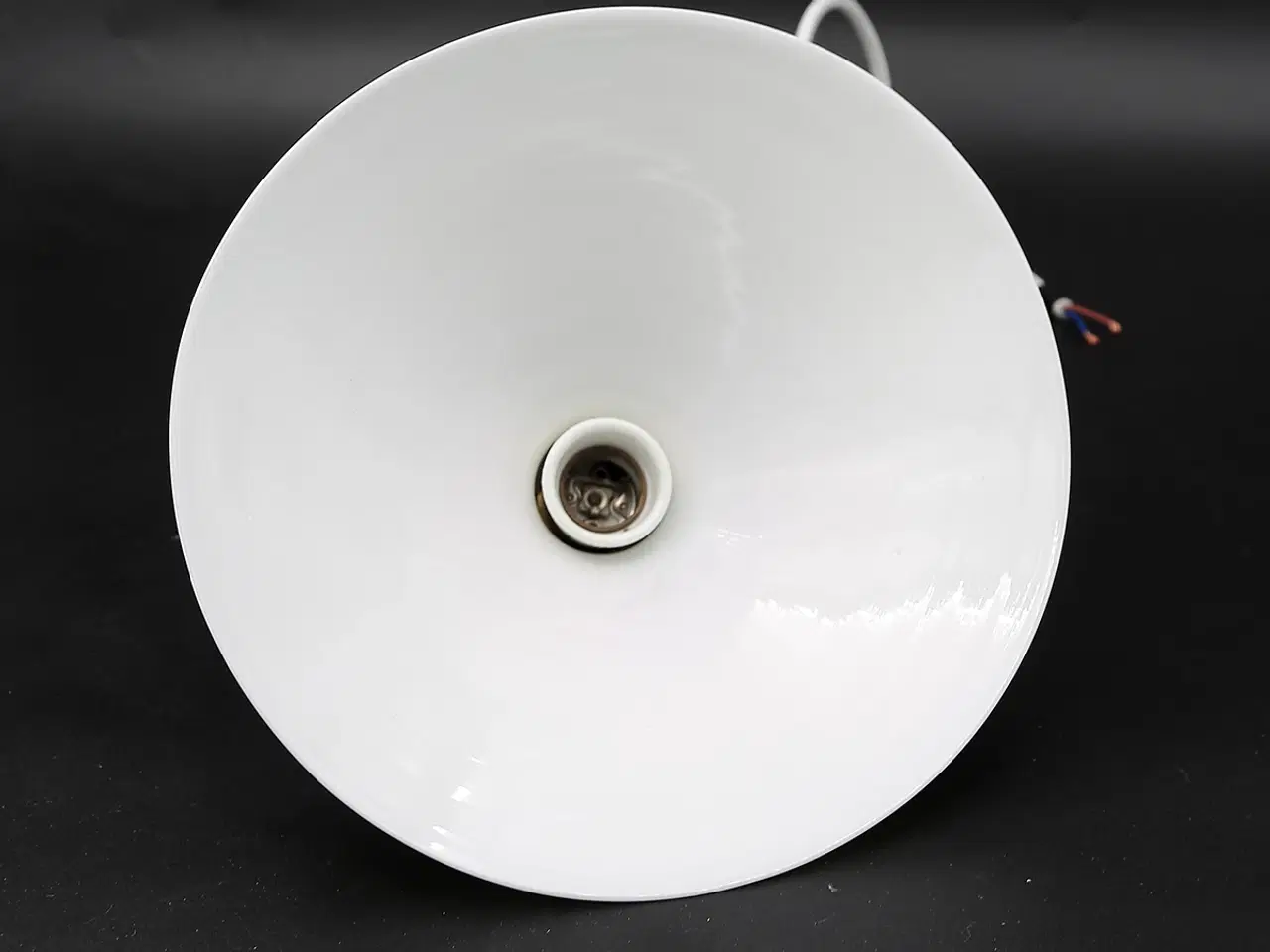Billede 6 - Skomagerlampe i opalglas – original 30/40’er