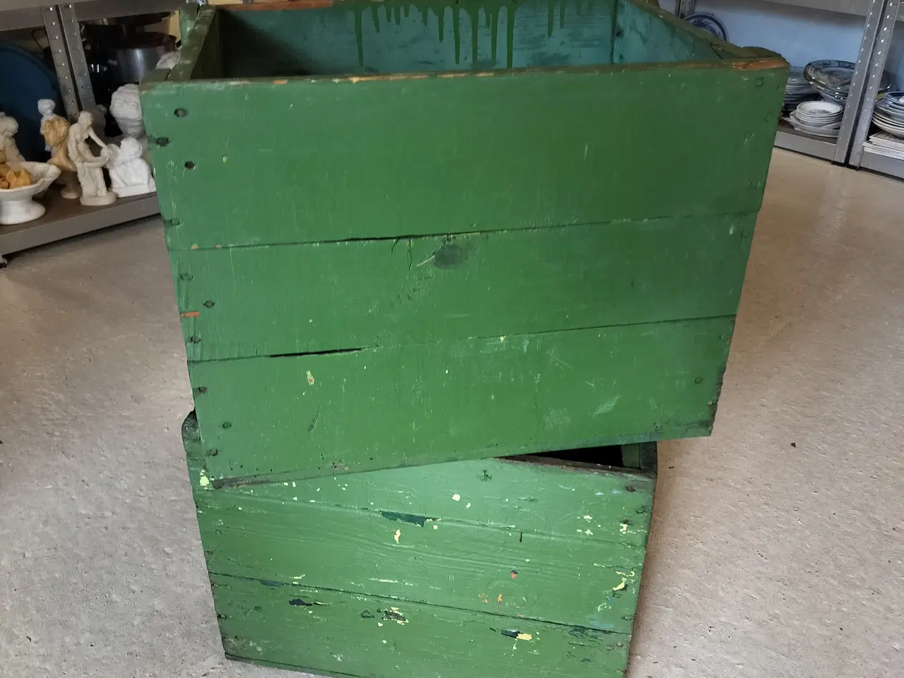 Billede 1 - Maledet træ ølkasser fra Turborg
