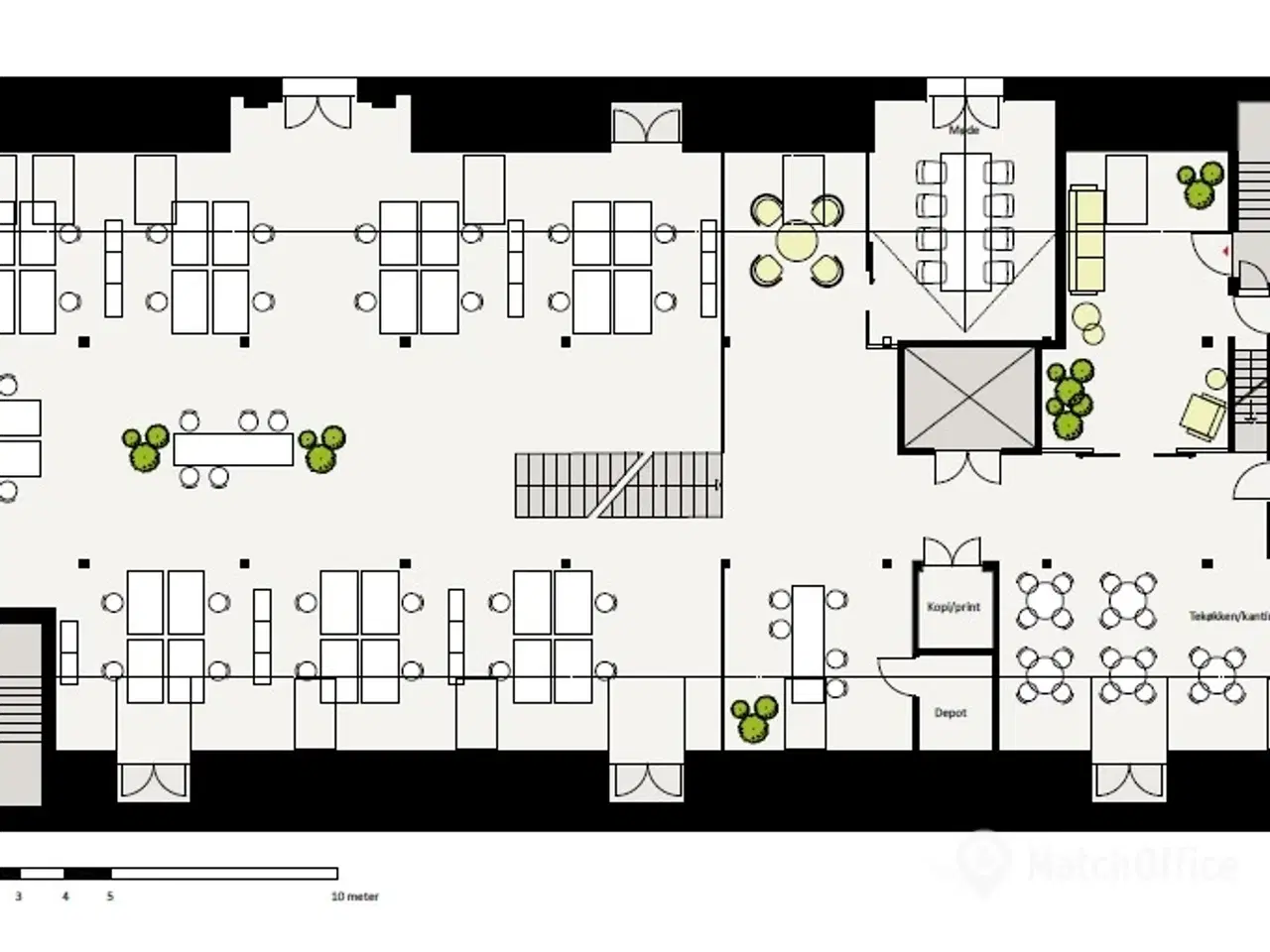 Billede 13 - Kontorlejemål i karakteristisk ejendom på Islands Brygge – tæt på Islands Brygge metrostation.
