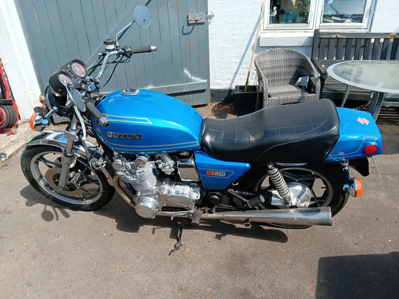 Billede 2 - Suzuki gs 850 nysynet med plader 