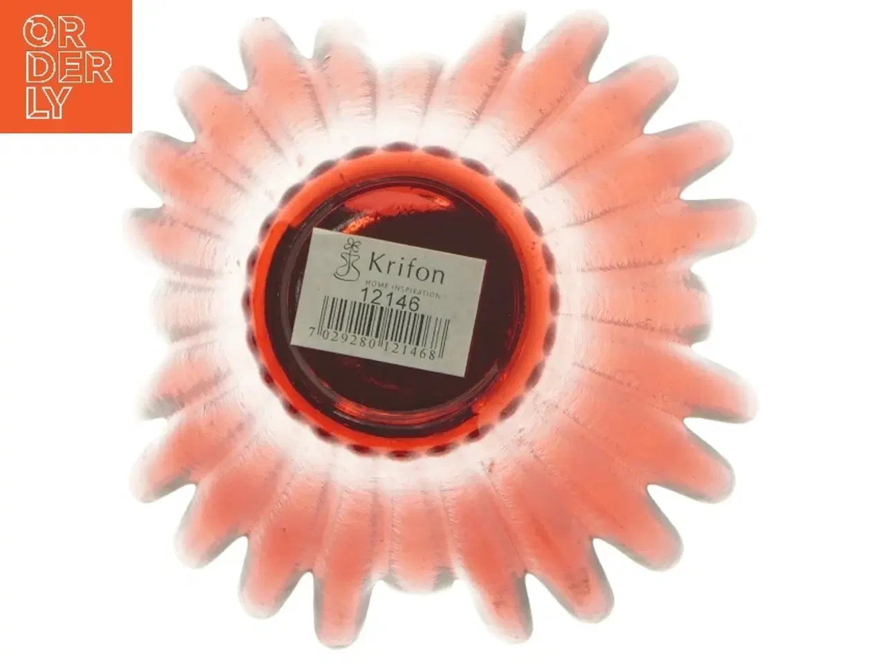 Billede 2 - Glasblomst vase fra Krifon (str. 14 cm)