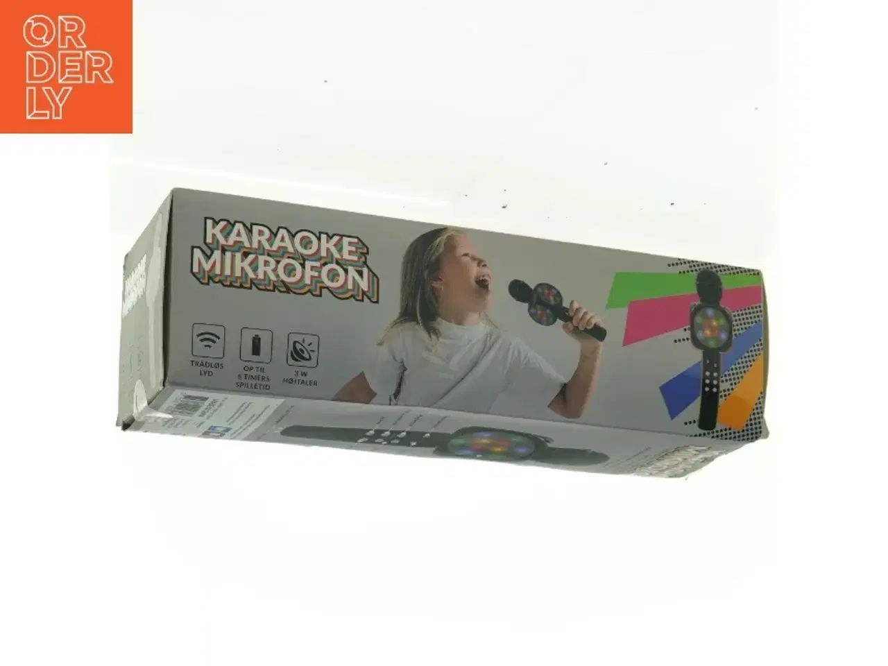 Billede 2 - Karaoke Mikrofon med LED lys (str. 26 x 8 cm)
