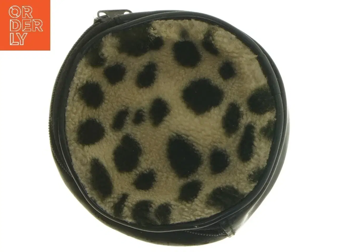 Billede 1 - Leopard mønstret pung (str. Ø 10,5 cm)