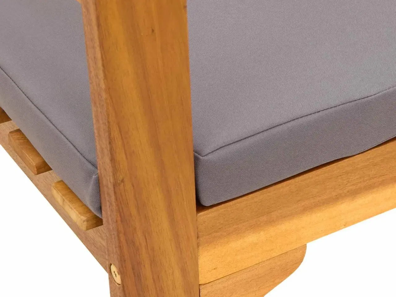 Billede 8 - Bænk Naturlig Olie Finish 157 x 46 x 82,5 cm Massivt Akacietræ