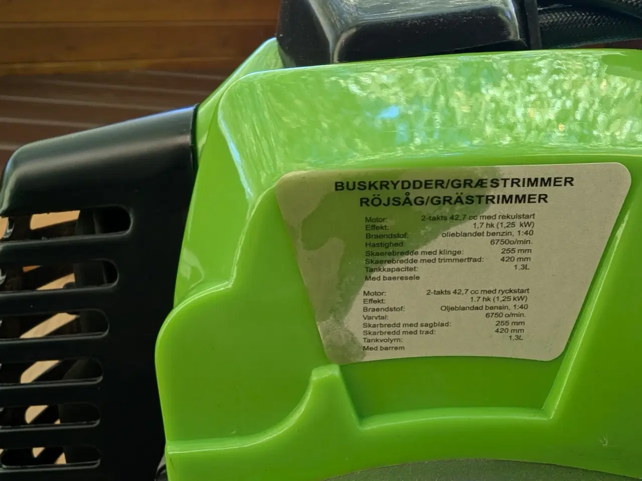 Billede 4 - Buskrydder 2 takt, 2,7cc - 1,7 HK