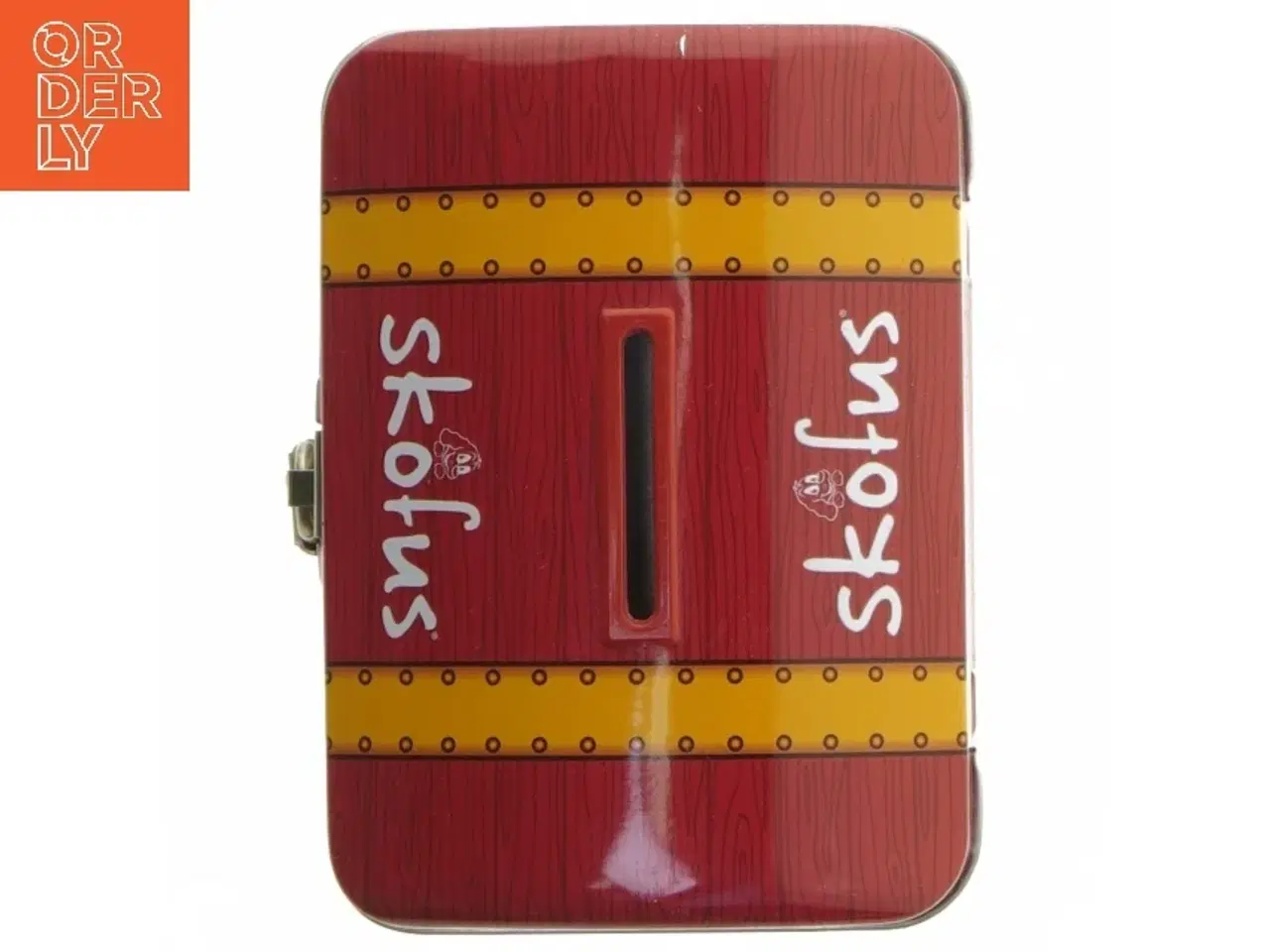 Billede 6 - Børne sparebøsse med lås fra Skofus (str. 7x12,5x9 cm)