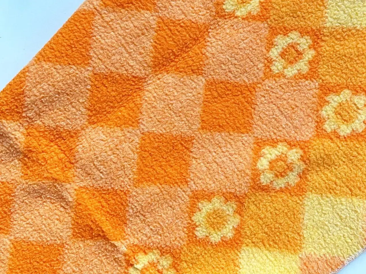 Billede 4 - Fleecetæppe, gul og orange