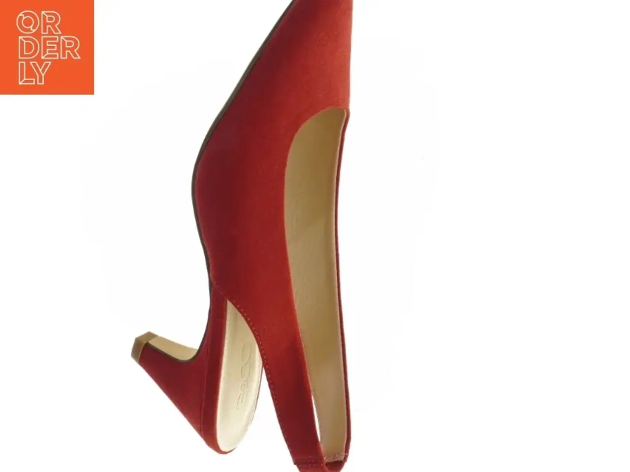 Billede 8 - Røde ruskindspumps (str. 38)
