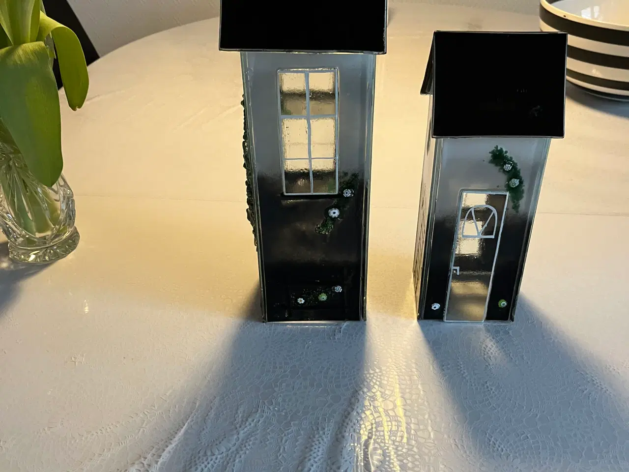 Billede 3 - Fine huse til lys  ny pris 1000 kr nu 450 kr