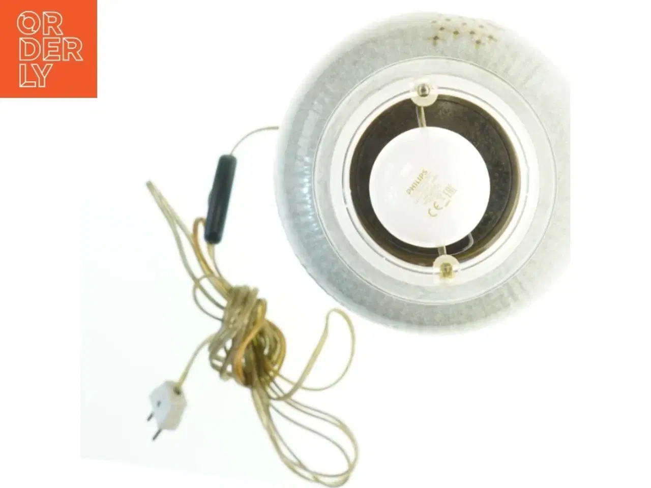 Billede 2 - Bordlampe med krakele og mønster (str. 53 cm)