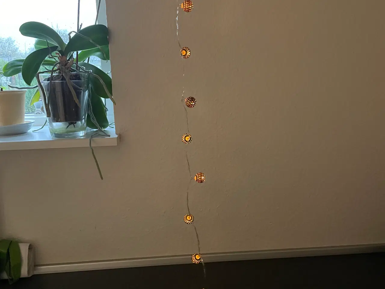 Billede 4 - Stjerne med lys,topstjerne lille,glimmer træ,gierl