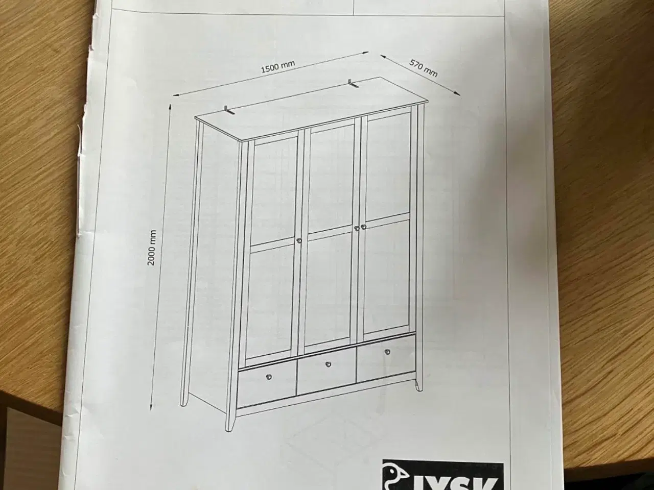 Billede 4 - Nordby klædeskab fra Jysk 
