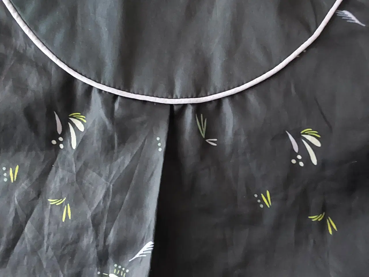 Billede 3 - Nümph quilted lang overgangsfrakke, mørkeblå.