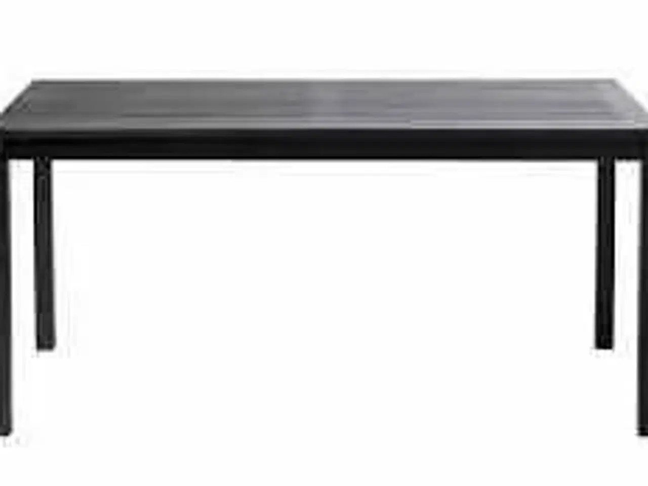 Billede 4 - Cinas Rosenborg havebord, mat sort, 165 x 80 cm