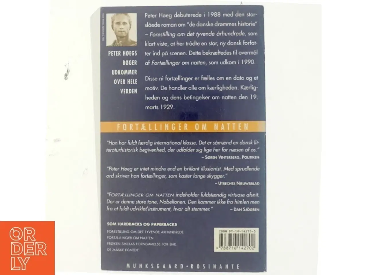 Billede 3 - Fortællinger om natten af Peter Høeg (f. 1957-05-17) (Bog)