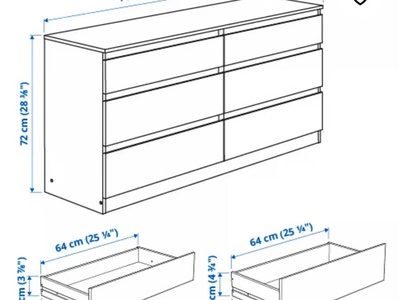 Billede 2 - Kullen kommode hvid