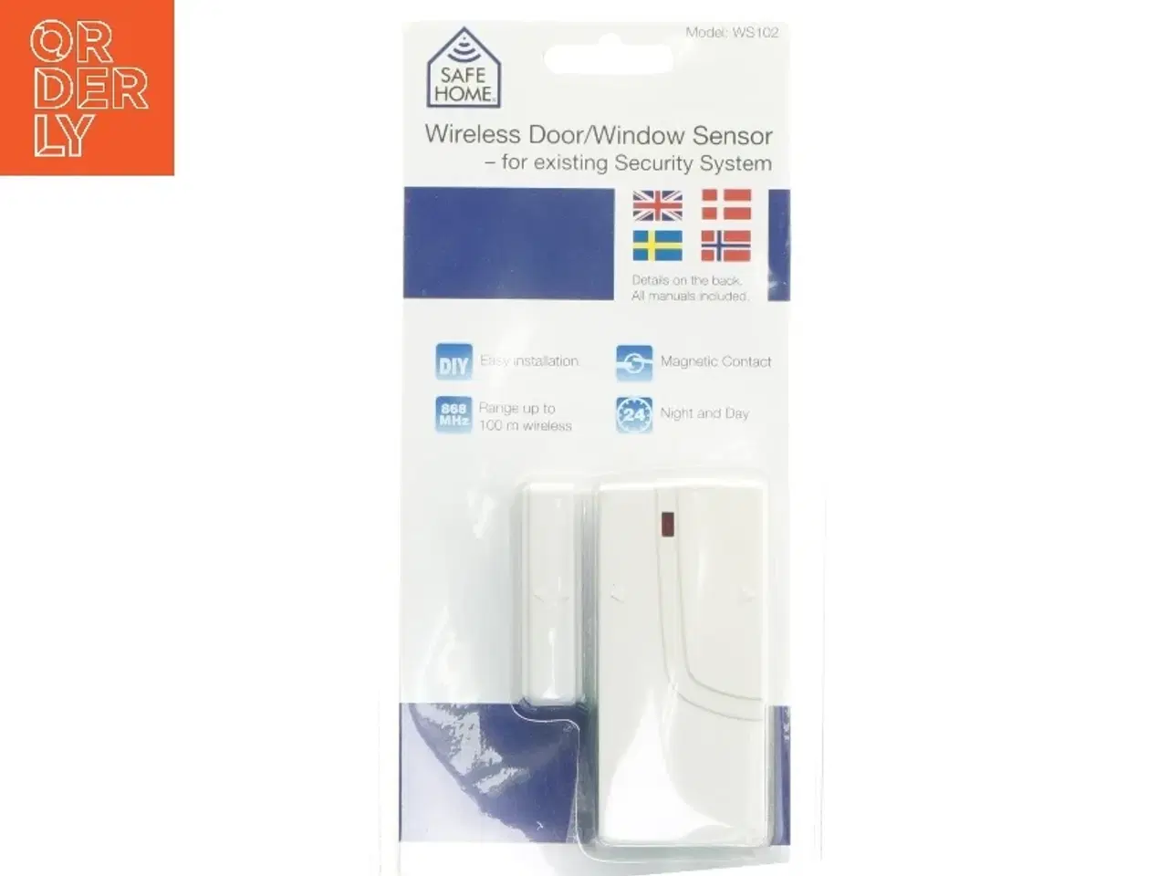 Billede 1 - Trådløs dør/vindue sensor fra SafeHome