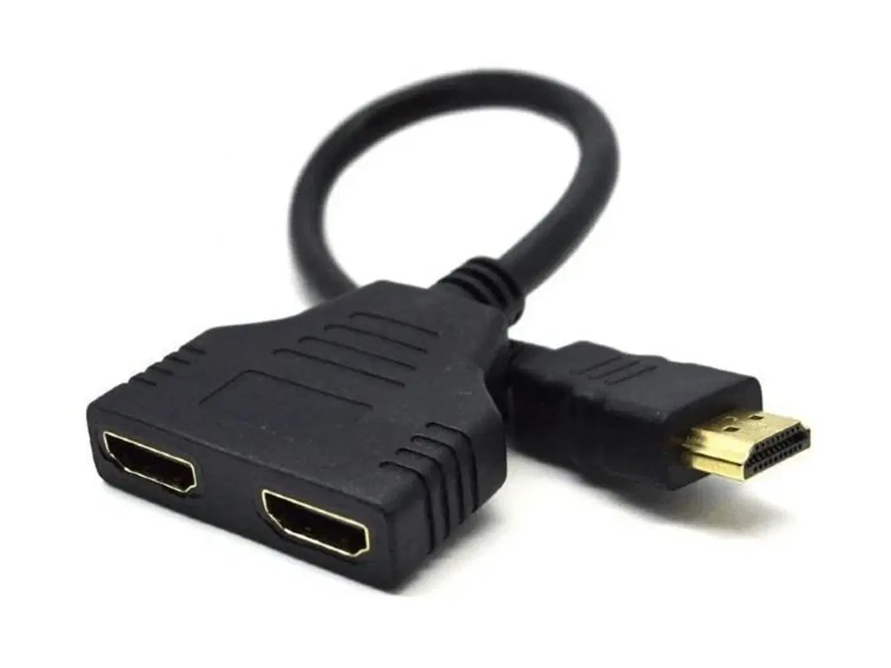 Billede 1 - HDMI splitterkabel – Gembird, 1× han til 2× hun, sort