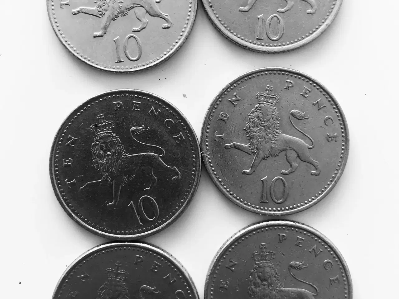 Billede 2 - 1992 UK 10 Pence og 1996 og 2006 10 pence(mønter)