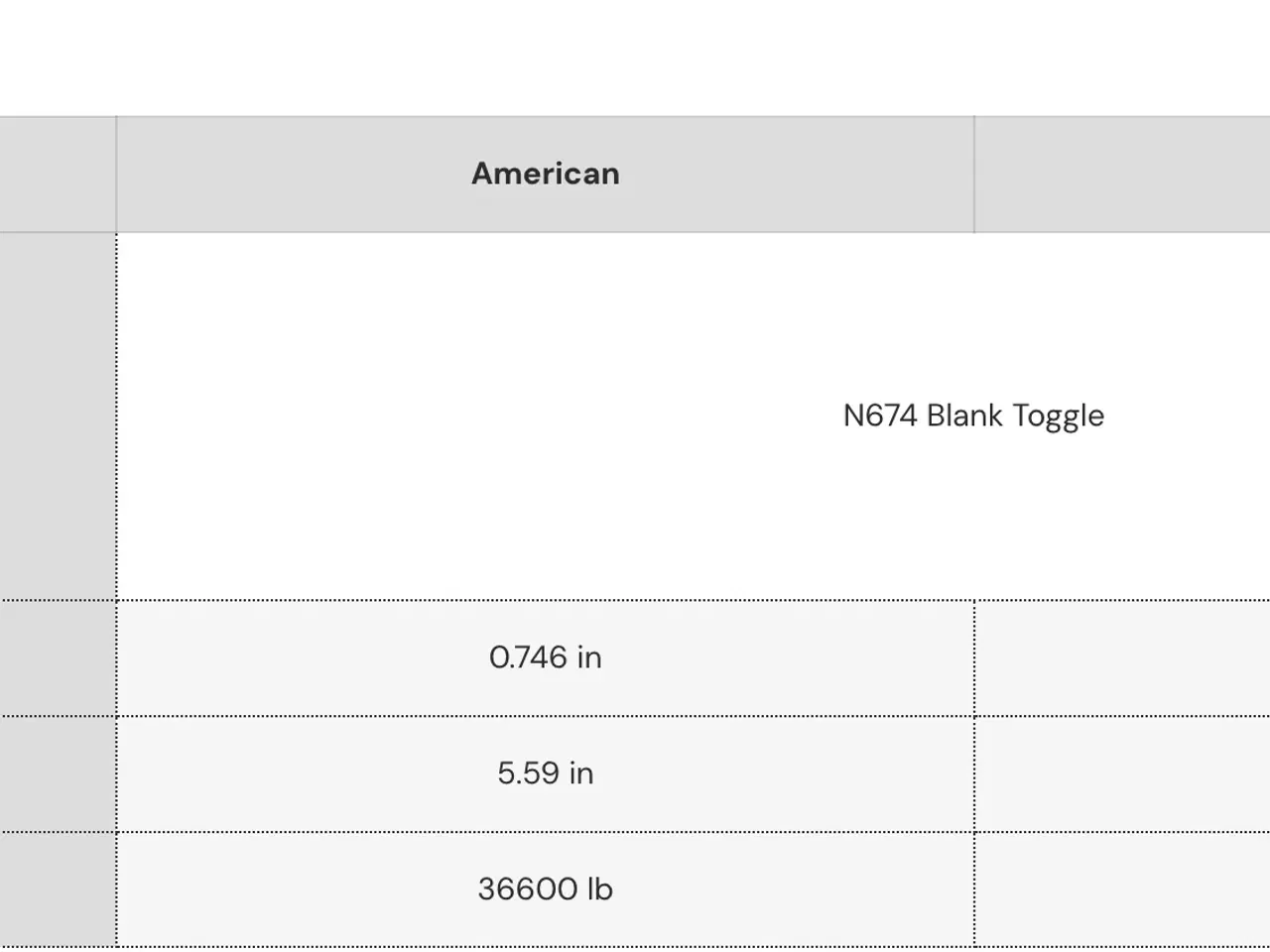 Billede 4 - GIBB OPEN BODY TURNBUCKLE WITH BLANK-TOGGLE AND FO