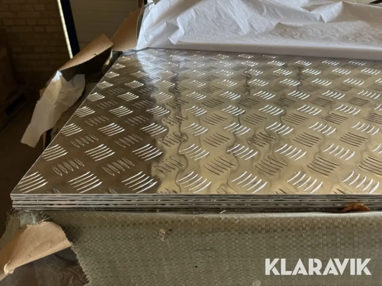 Billede 4 - Dørkplader i aluminium , skridsikre - 10 styk.