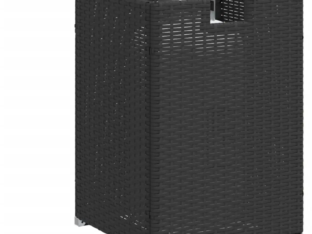 Billede 4 - Gasflaskeskjuler 40x40x60 cm polyrattan sort