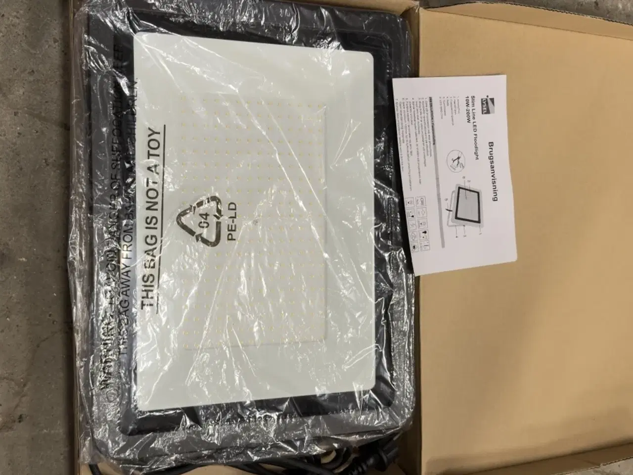 Billede 2 - Go-SLIM LED projektør 200W – 20.500 lumen, IP65 GO-SLIM 200W