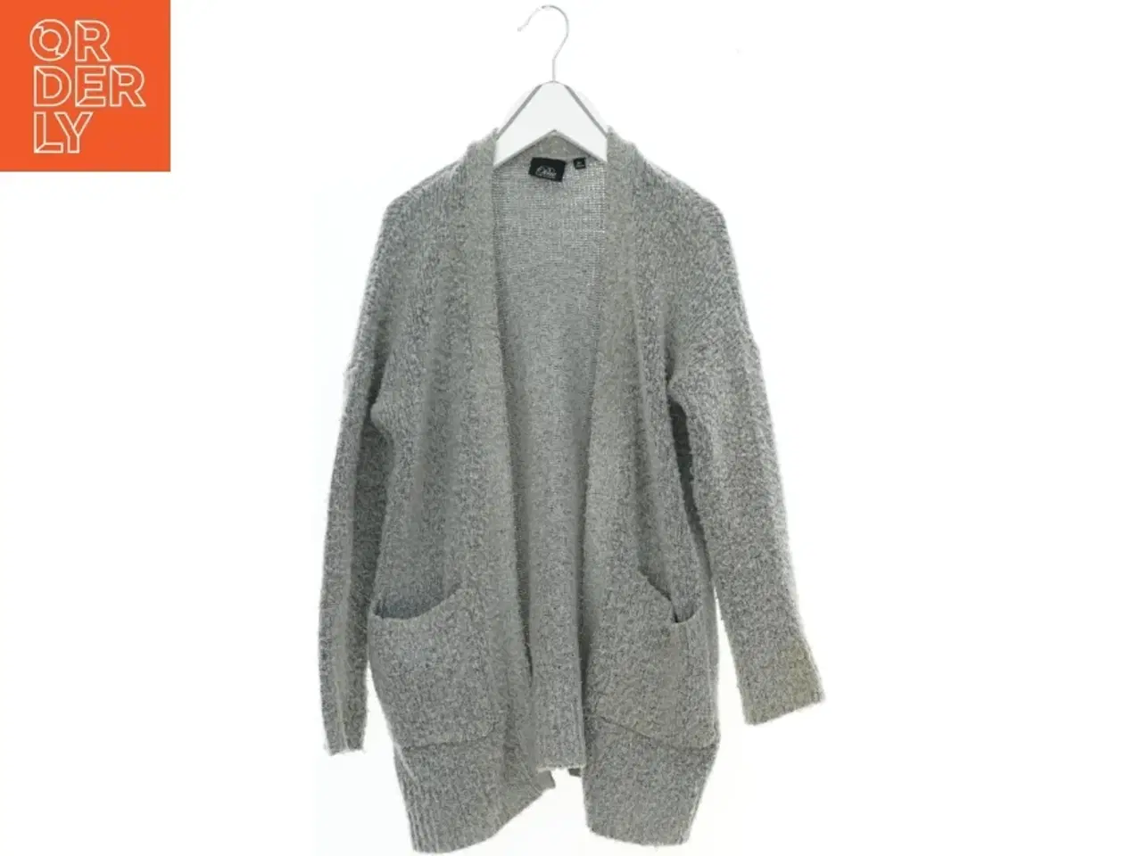 Billede 1 - Grå strikcardigan fra Petit (str. 128)