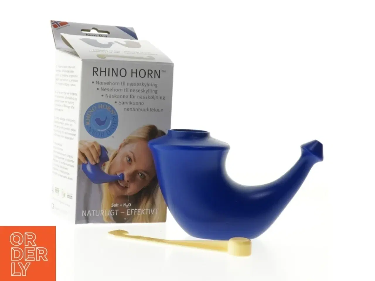 Billede 1 - RHINO HORN Næsehorn til næseskylning fra Neti Pot