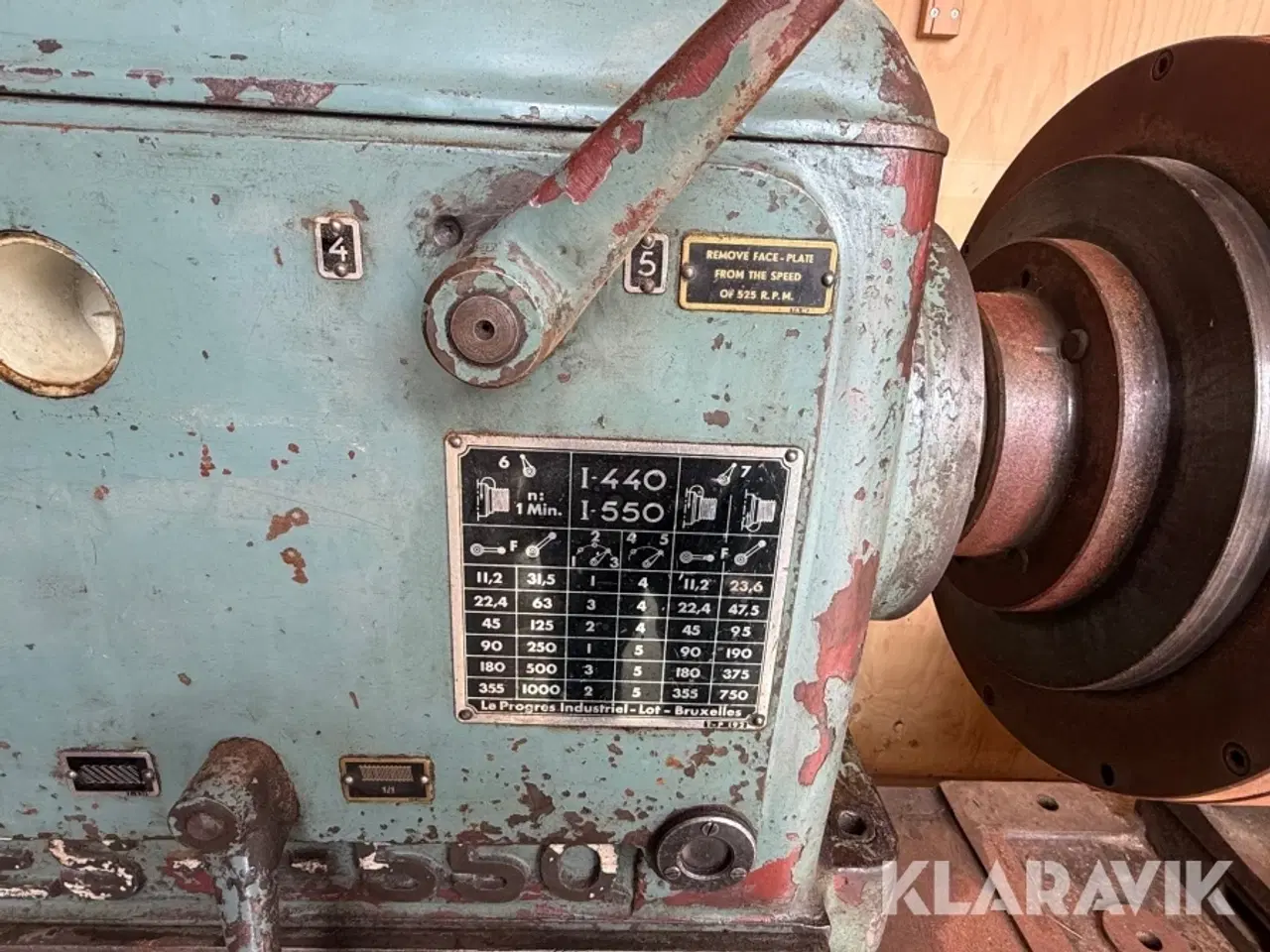 Billede 7 - Metaldrejebænk Jones & Lamson / Progres I-440 / I-550