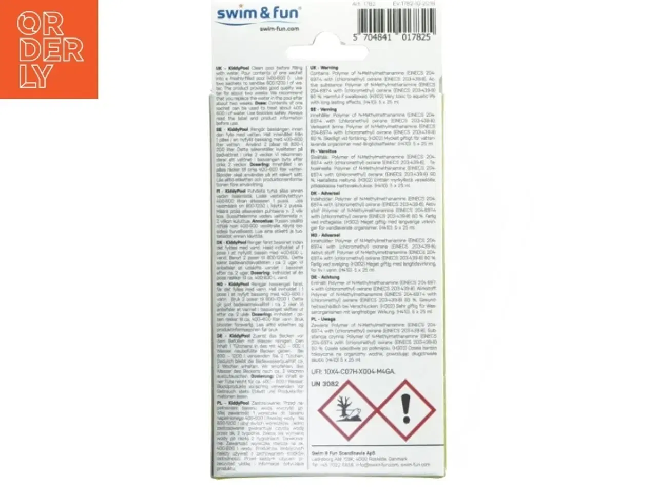 Billede 2 - KiddyPool desinfektionspakker fra Swim & Fun (str. 3 styks. 25 ml)