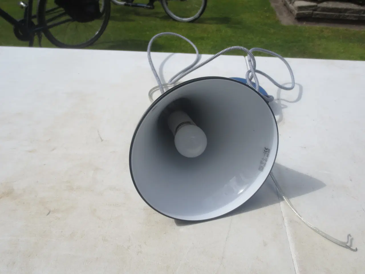 Billede 3 - 1 stk Loftlampe I Glas/Porcelæn sort
