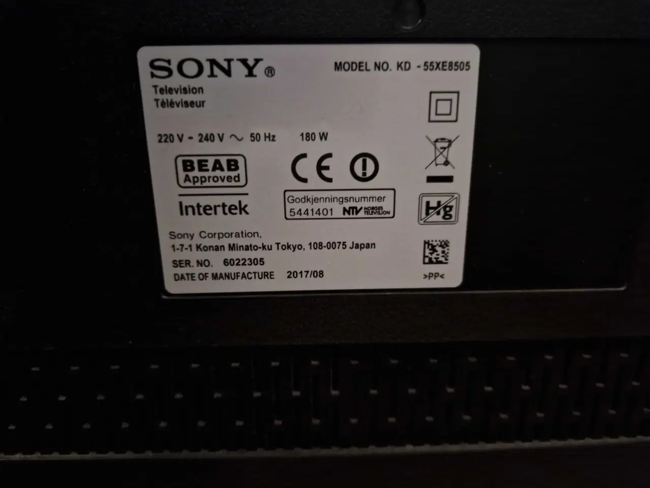 Billede 6 - 55" Sony Android TV 4K UltraHD med vægbeslag