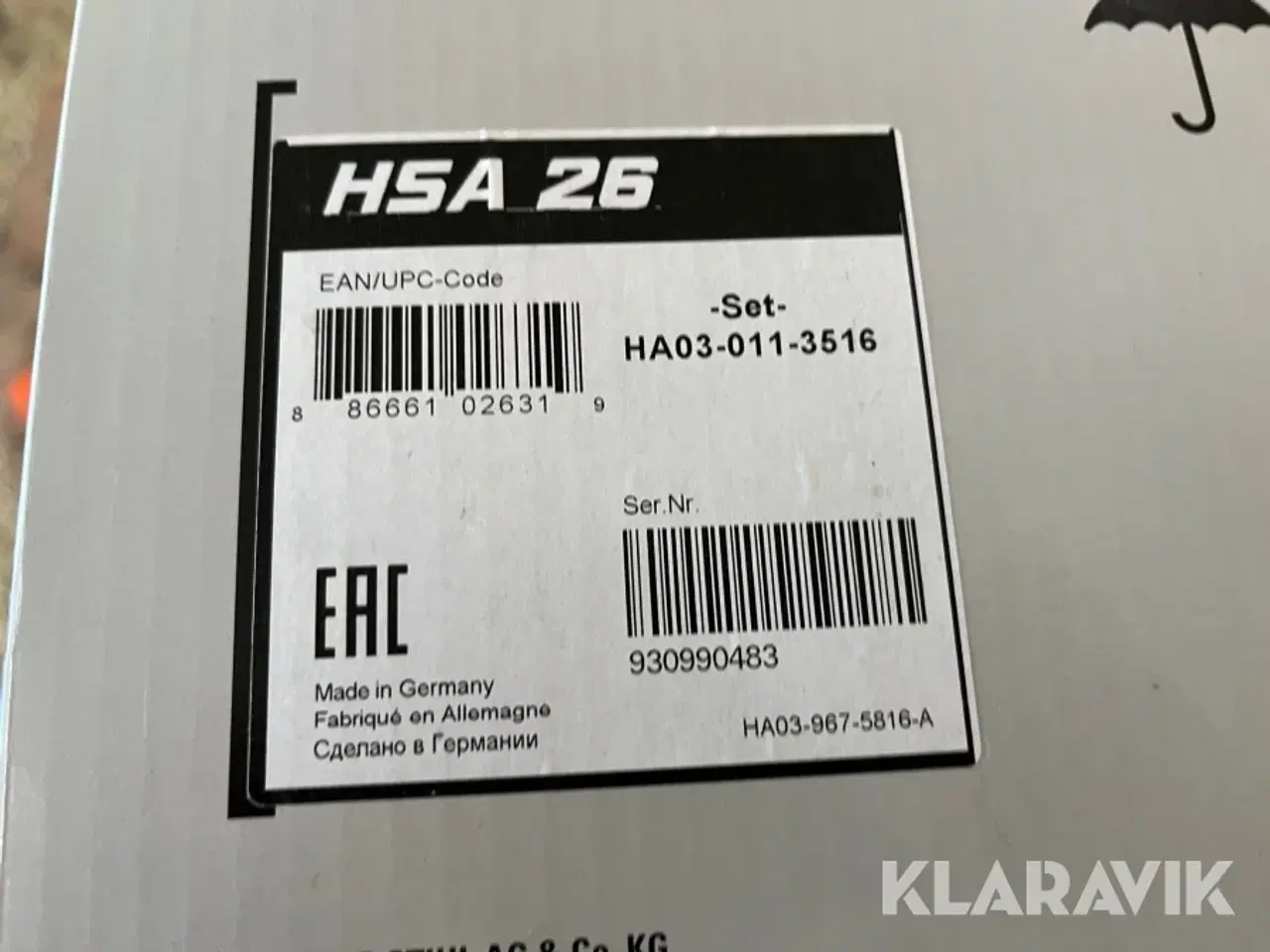 Billede 6 - Hækkeklipper Stihl HSA26