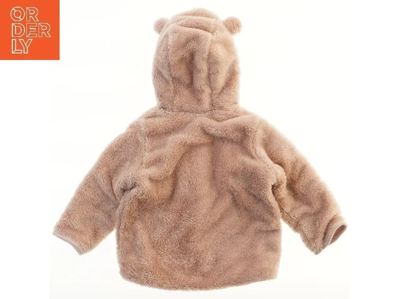 Billede 2 - Plysset jakke med hætte og ører fra H&M (str. 74)