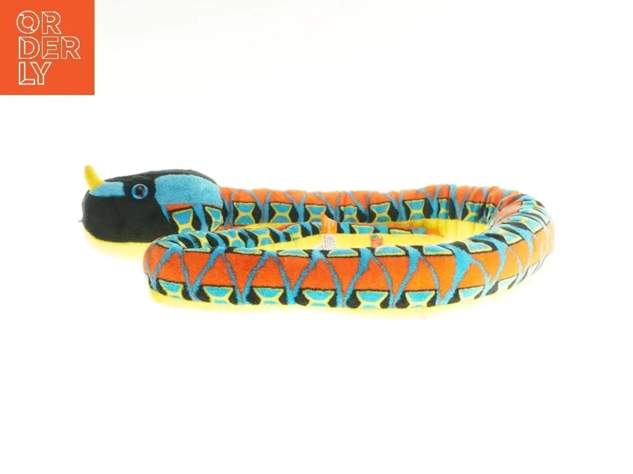 Billede 2 - Farverig plys slange (str. 124 cm)