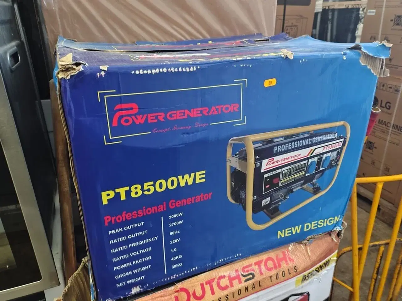 Billede 5 - Generator, ubrugt  POWER  PT8500WE