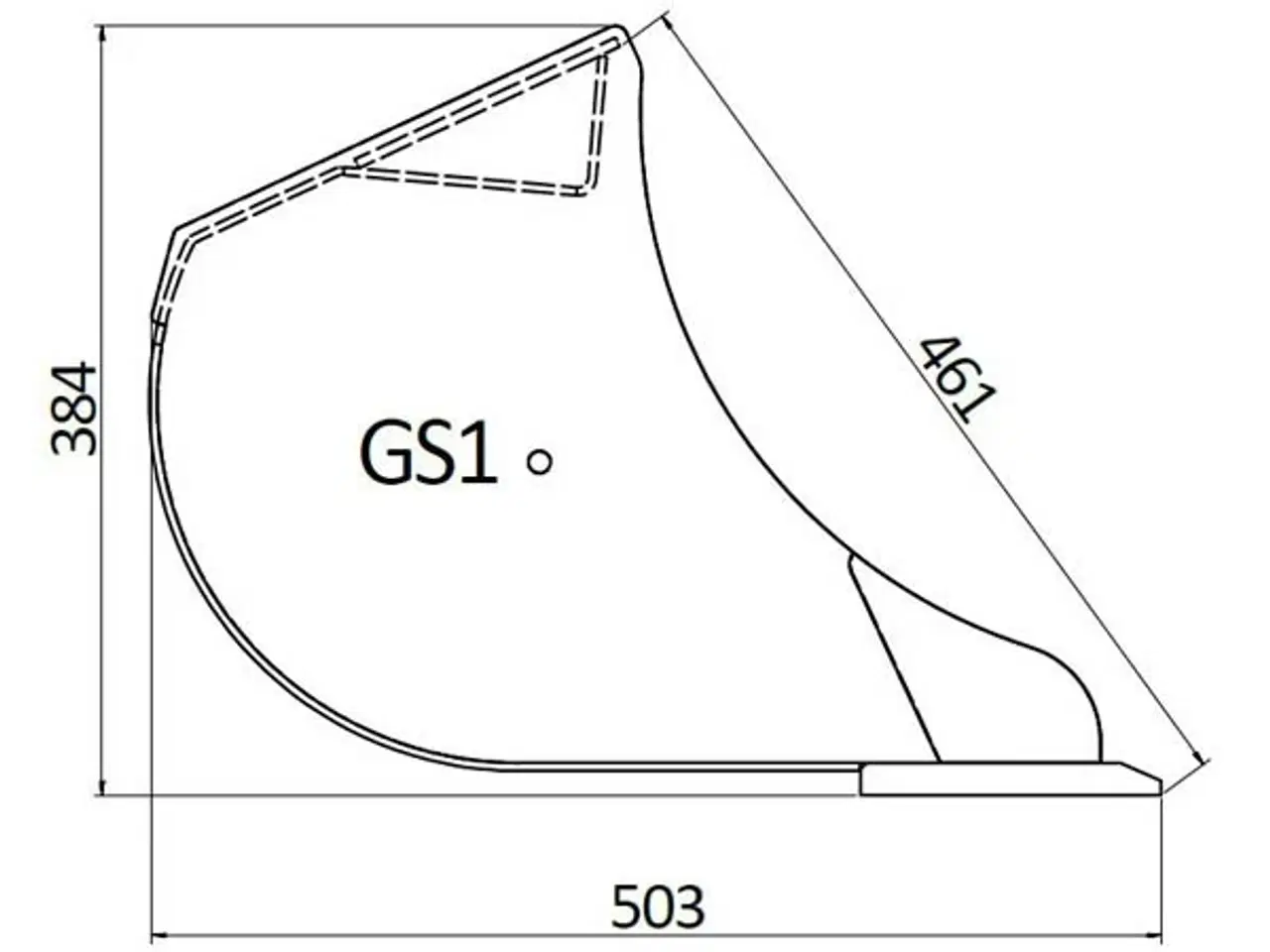 Billede 9 - JST GS1 Graveskovl E-GS1 60 cm