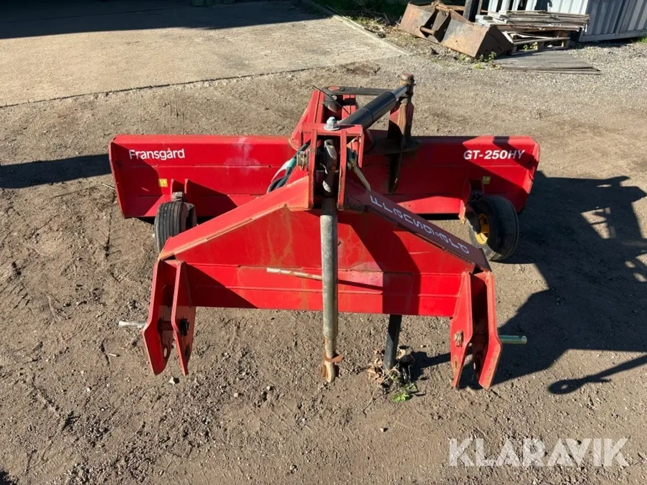 Billede 4 - Afretter/vejhøvl Fransgård GT-250HY